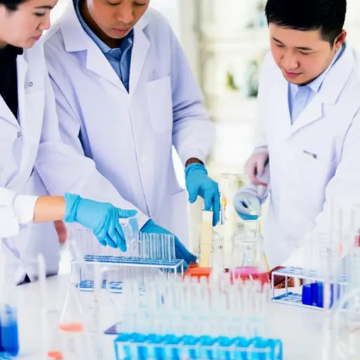 他们进行了一个科学实验。