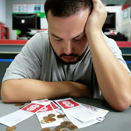 我买了好几年彩票，但从来没中过。