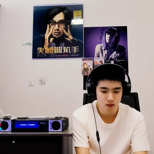 我哥哥喜欢听很多说唱歌曲。