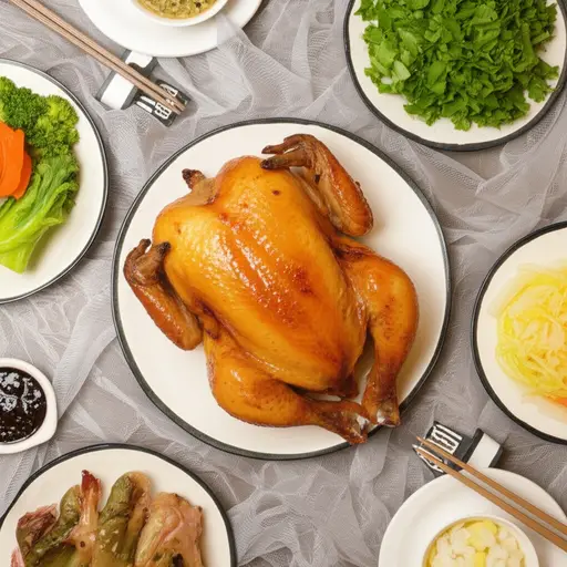 我们的主菜是鸡肉。