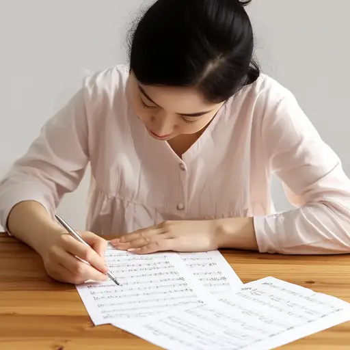 她写了一首关于友谊的歌。