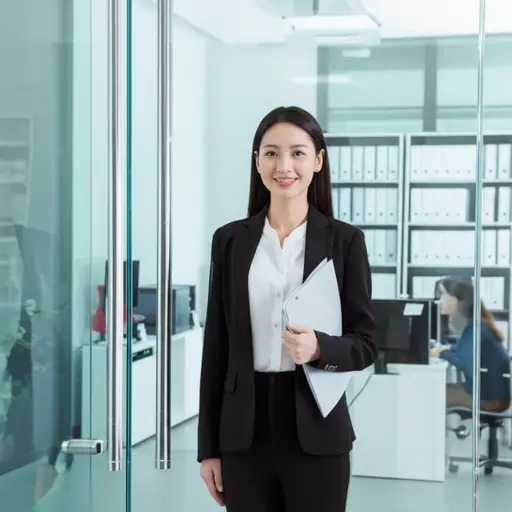 毕业后，她在一家著名的律师事务所找到了一份工作。