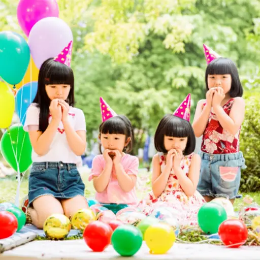 孩子们自己安排了派对。