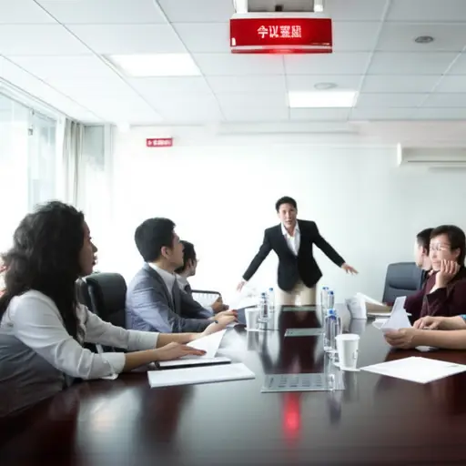 会议几乎还没开始，火警警报就响了。