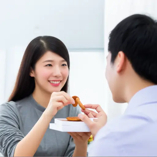 "你想再吃一块饼干吗？" "是的，我想要一块，谢谢。"