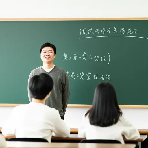 我想成为一名教师。