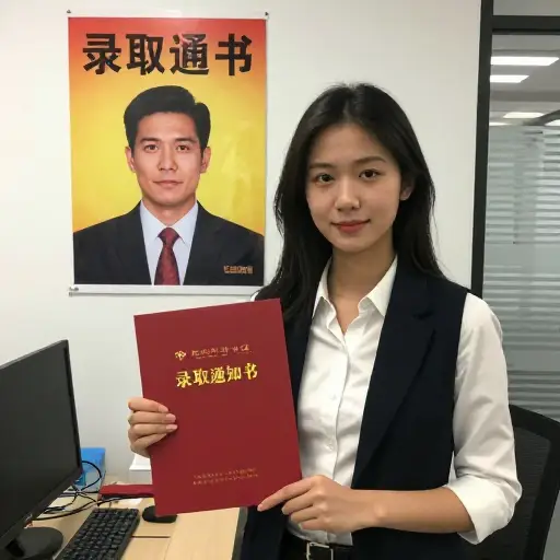 几周前，她被一家以讽刺性广告闻名的著名广告公司录用了。