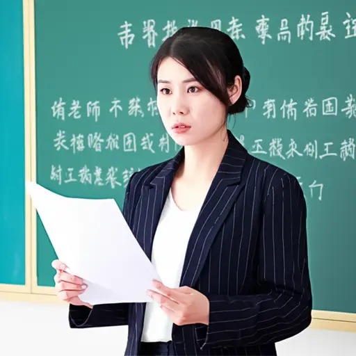 这位老师似乎没有为这堂课做太多准备。