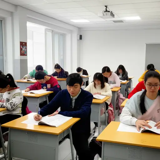 我们班有二十个学生，每个学生都有一本英语书。