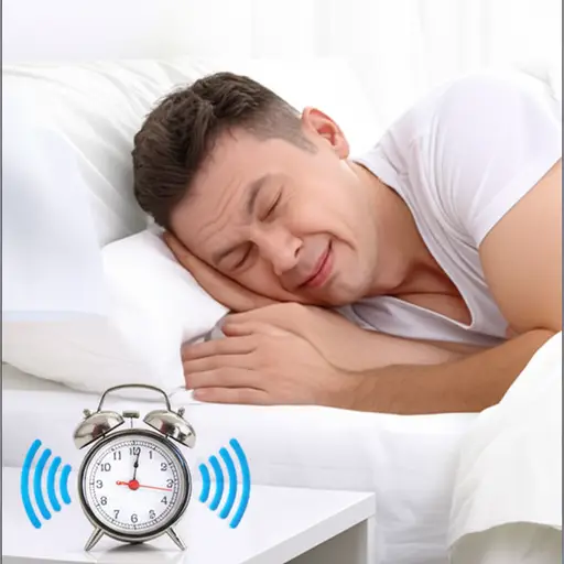 这个闹钟的声音太大了。