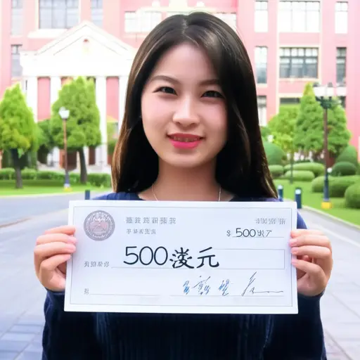 大学授予了她500美元的旅行补助金。