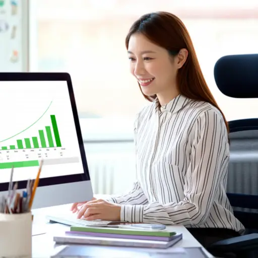 她增加销售的计划成功了。