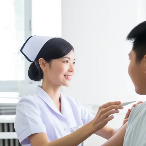 我想成为一名护士来帮助别人。