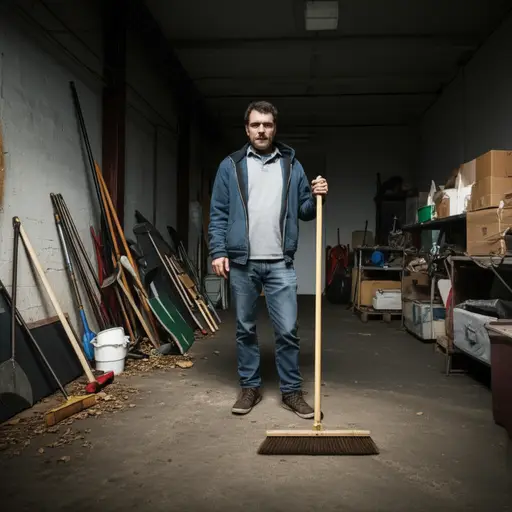 清理车库是项大工程。