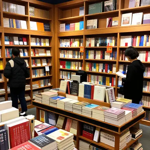 这家书店有很多打折书。