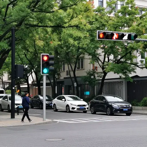 红灯停，绿灯行。