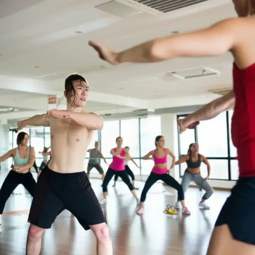 我特别喜欢健身课程。