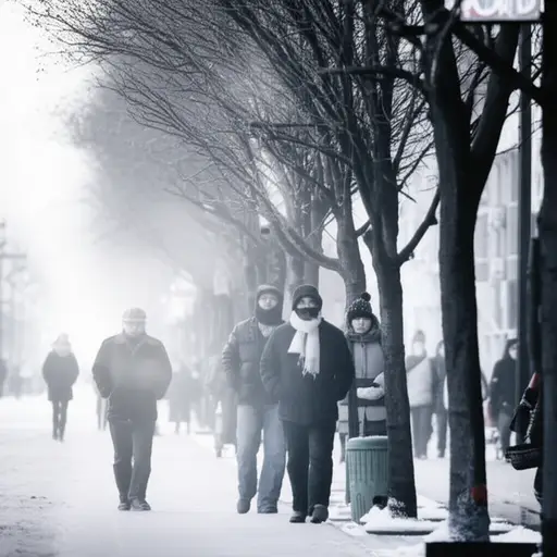 今天外面冷得要命。