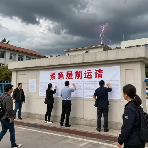 政府宣布进入戒备状态，以应对自然灾害。