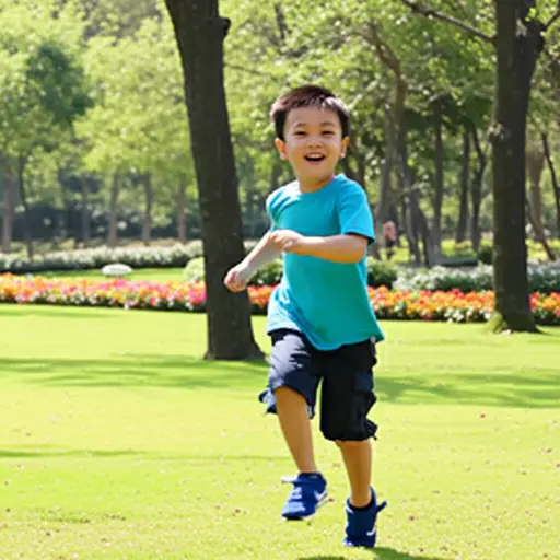 我小时候能跑得很快。