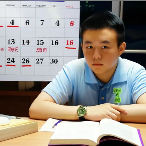 我还没为明天的测验复习。