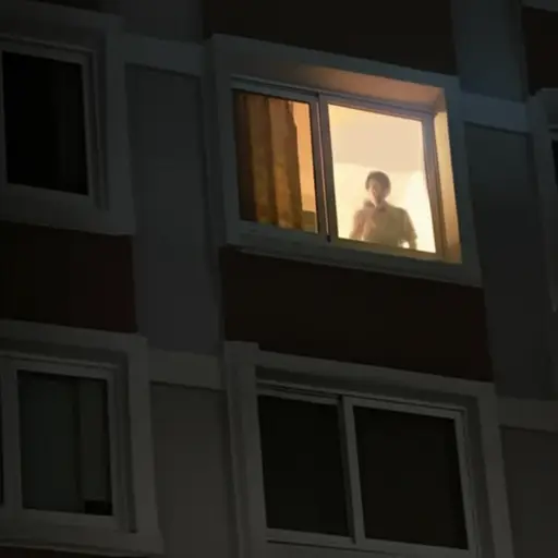 我们听到从他们公寓传来的尖叫声。