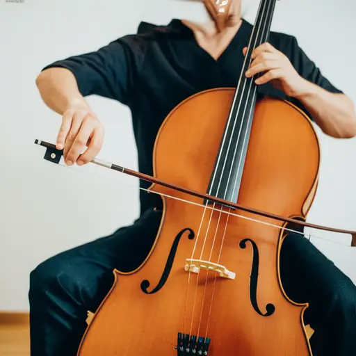 大提琴低沉的声音很优美。