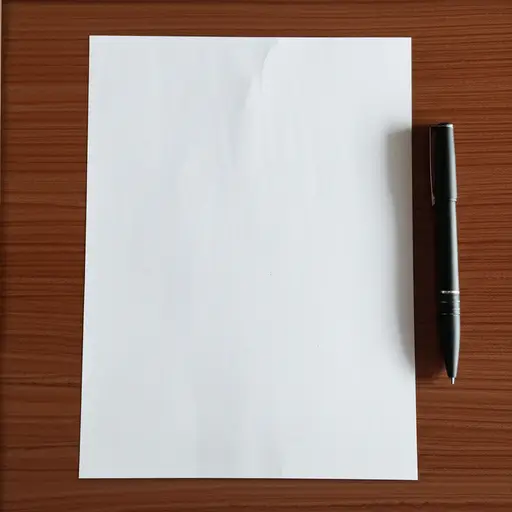 把你的名字写在纸的右侧。