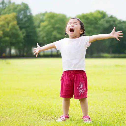 那个小女孩不停地喊：“看着我！”