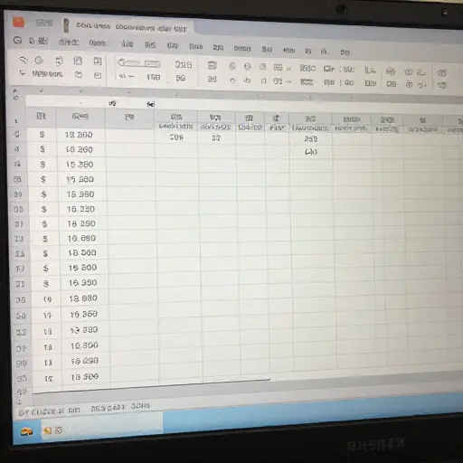 在电子表格中，货币金额请始终使用美元符号 ($)。