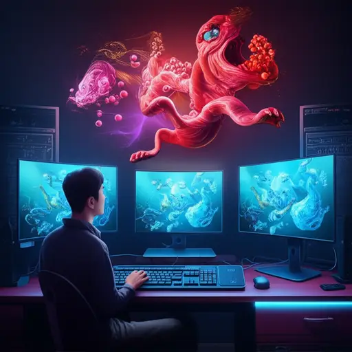 那些令人惊叹的视觉效果是借助电脑图形技术创造的。