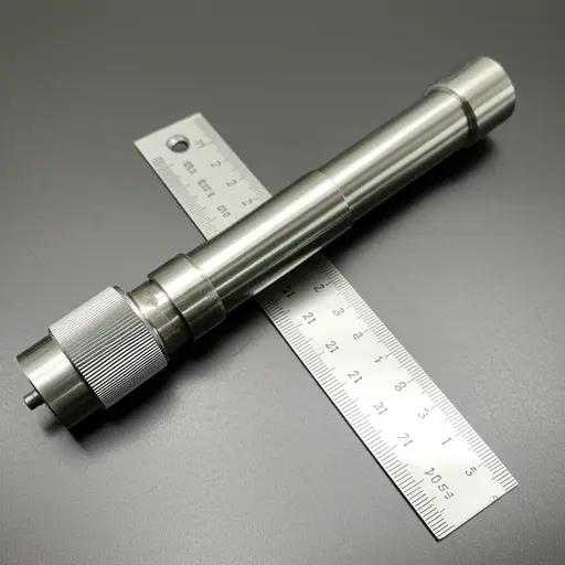 这个精密工具可以测量到十分之一毫米以内。