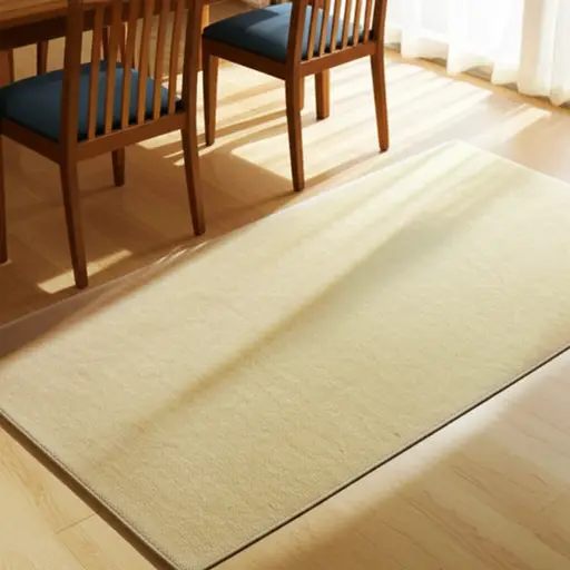 这块地毯正好适合餐厅。