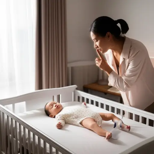 请安静点，婴儿在睡觉。