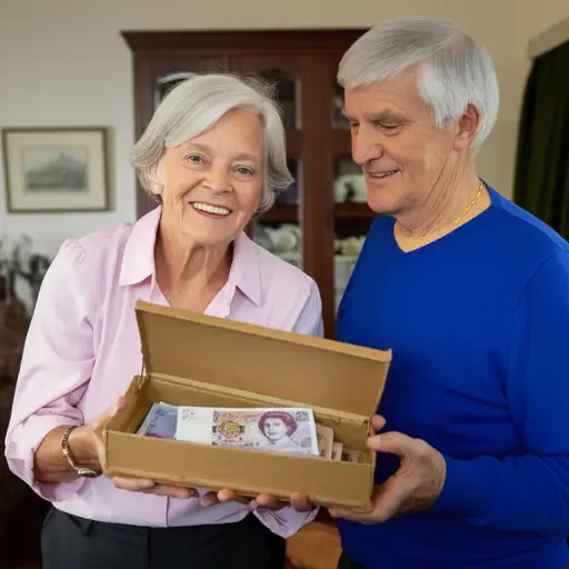 我的祖父母把800英镑藏在一个旧鞋盒里。