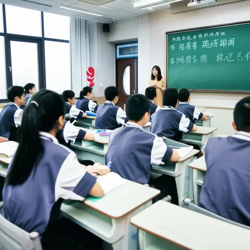 我们每周都有一次英语课。