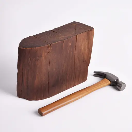 木头是一种坚硬的材料。