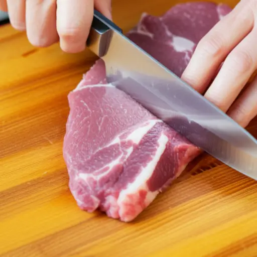 我准备肉时通常会切掉肥肉。