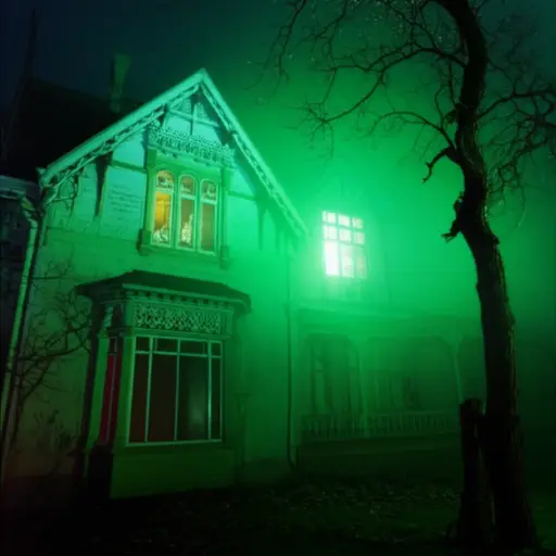 据说那栋老房子里闹鬼。