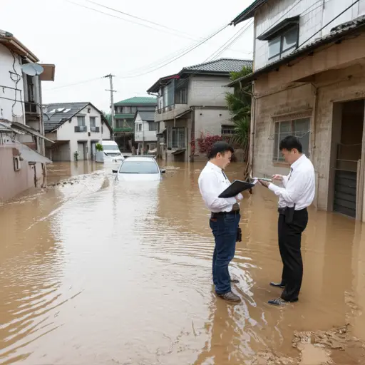他们评估洪水造成的损失成本为1500英镑。