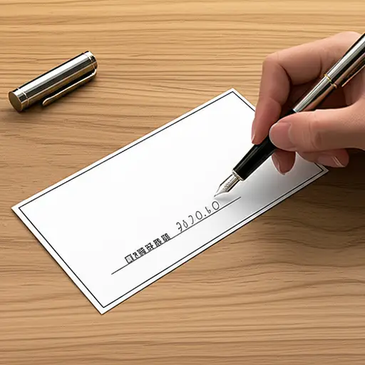 开支票时别忘了写上日期。