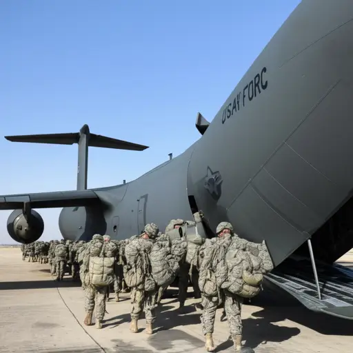 美国士兵经常被派遣到海外。