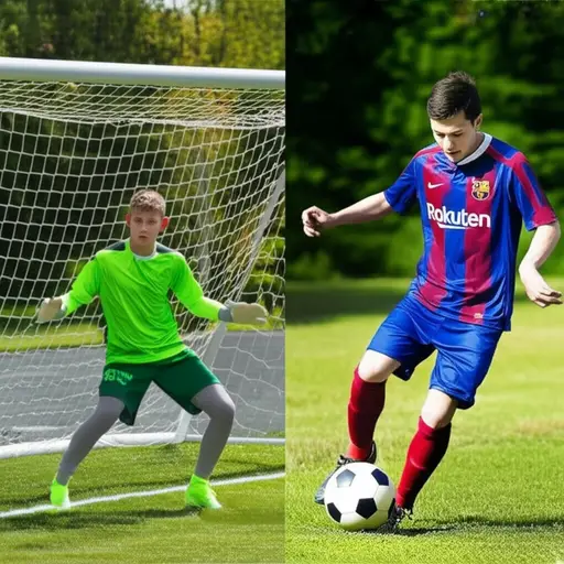 我通常守门，但有时也打进攻。