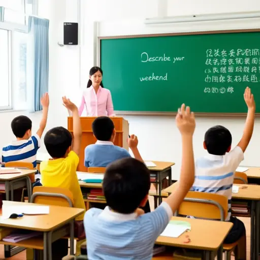 老师让我们描述一下我们的周末。