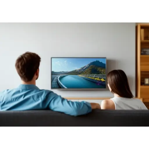 我刚刚在电视上看到了一个很棒的节目。