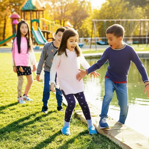 孩子们在外面玩耍时，运用他们的常识很重要。