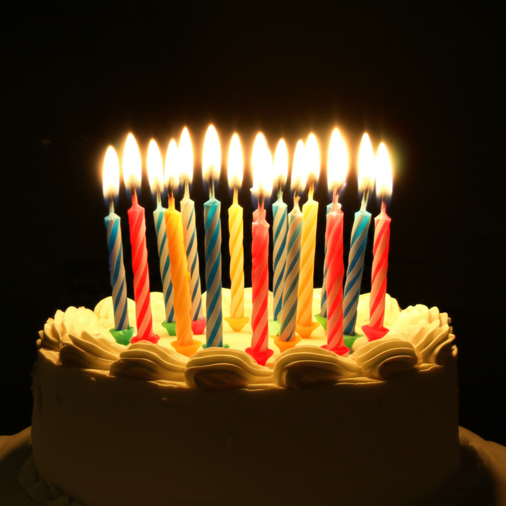 这是一个生日蛋糕。