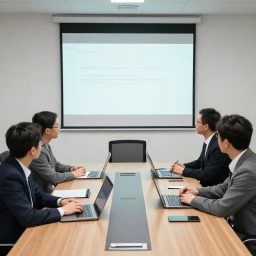 我帮助组织了与新闻界的会议。