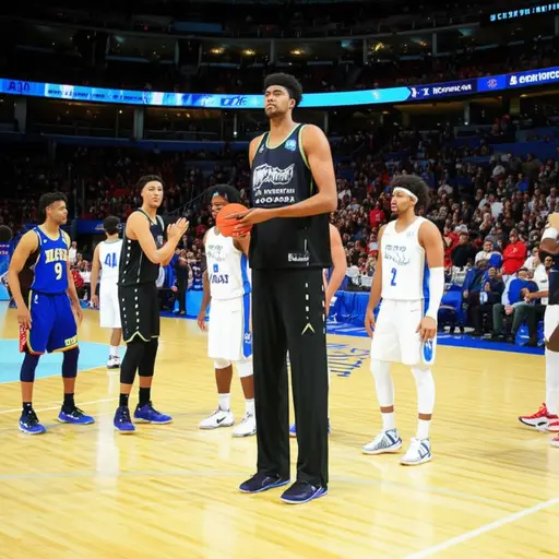 那个篮球运动员身高两米多。