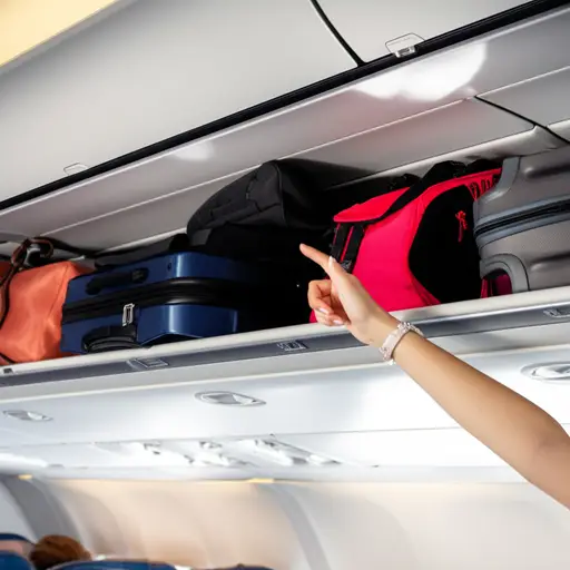 请把你的行李放在这里。